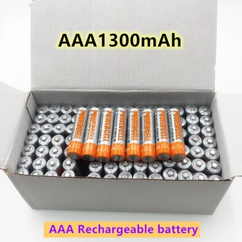 1.2 V AAA1300 аккумулятор 1300mAh 3A Аккумуляторная батарея NI-MH 1.2 V AAA аккумулятор для часов, мышей, компьютеров, игрушек и так далее