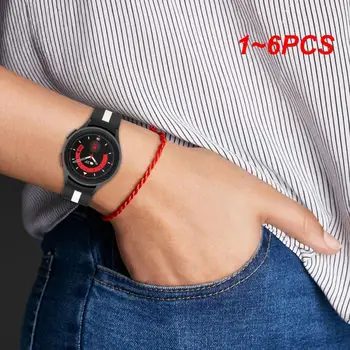1-6 шт. двухцветный силиконовый ремешок для смарт-часов Galaxy Watch5 / 5, сменный браслет для часов Mart Watch для Watch 4/4