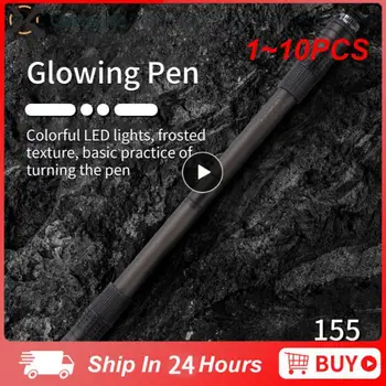 1 ~ 10ШТ Светящаяся Вращающаяся ручка, светящаяся в темноте, Вращающаяся Балансировочная ручка, Декомпрессионные ручки, Вращающаяся игрушка, светодиодная вращающаяся ручка, подарки для