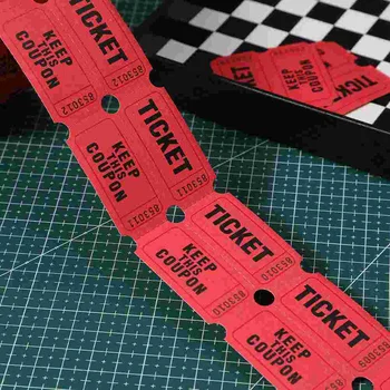1 Рулон лотерейных билетов Рулон Билетов в парк развлечений Рулон универсальных билетов рулон билетов с этикеткой Рулон