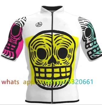2023, Летняя велосипедная одежда Унисекс с уклоном, Дышащая рубашка Велосипедной команды с коротким рукавом, Спортивная гоночная Быстросохнущая Велосипедная майка