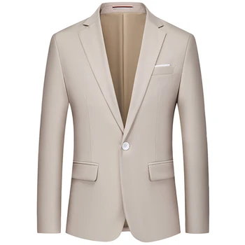 2023 Модный Новый мужской повседневный деловой костюм / мужское платье с одной пуговицей, блейзер, куртка, пальто / 10 цветов M-6XL