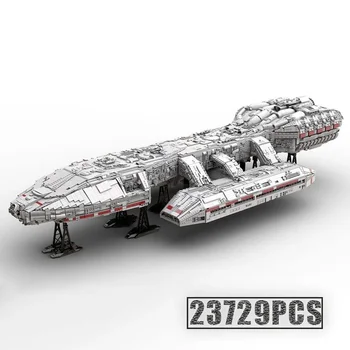 2023 НОВЫЙ UCS Battlestar Galactica, 23729 шт., набор для сборки моделей, самоблокирующиеся кирпичи, подарок из рождественской коллекции на день рождения.