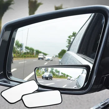 2ШТ 60-градусных широкоугольных дополнительных сферических зеркал мертвой зоны на обычных автомобильных боковых зеркалах, зеркалах слепой зоны