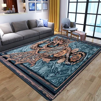 3D Классический рисунок дракона Большие ковры Для украшения гостиной Прикроватная тумбочка для спальни Мягкая Губка Коврик для ванной Кухонный коврик для двери