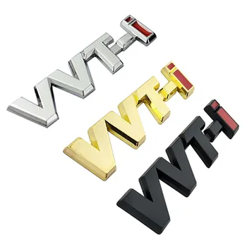 3D Металлический Хромированный Золотой Логотип Эмблема VVTI Значок На Крыле Автомобиля Для Toyota Camry Corolla YARiS Ralink REIZ CROWN Аксессуары VVTI Stikcer