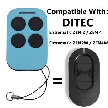 433MHz Entrematic ZEN 2/ZEN 4 для дистанционного управления гаражными воротами 433,92 МГц подвижный код Ditec Entrematic ZEN2W/ZEN4W дверной брелок