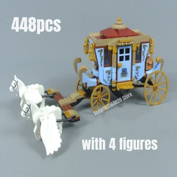 448 шт. Строительные блоки для кареты Beauxbatons, модель 75958, игрушки для детей, Рождественский подарок