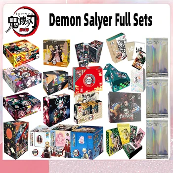 Demon Slayer Полные Наборы Редких SSP Красочных Карт Преломления Бриллиантовых Карт Tanjirou Kamado Nezuko Character Collection Card Toys