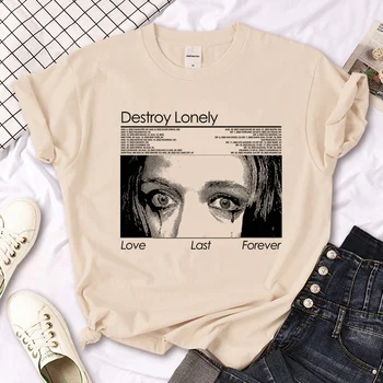i Paused My Destroy Lonely to Be Here футболки женские дизайнерские harajuku Y2K футболка для девочек уличная одежда