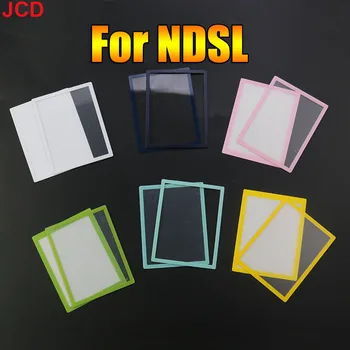 JCD 1 пара/2шт Верхний ЖК-экран Len Пластиковая Крышка + Нижняя Рамка Замена Компонентов Игровой Консоли NDSL Для DS Lite