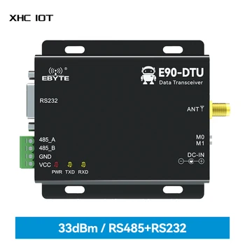 LoRa Промышленное беспроводное цифровое радио RS485 RS232 XHCIOT E90-DTU (433L33)-V8 12 КМ Modbus TCP-RTU Беспроводной модем с защитой от помех