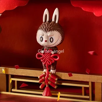 POP MART Три, два, один! Серия Happy Chinese New Year Blind Box Toy Girl Кукла Каваи Фигурка Caixas Модель Mystery Box