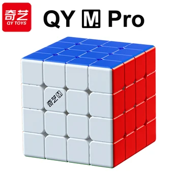 QiYi M Pro Speedcube 4x4x4 Магнитный Волшебный Куб Профессиональный 4 × 4 Скоростной Пазл Детские Игрушки-непоседы 4x4 QY Оригинальный Cubo Magico
