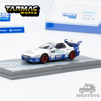 Tarmac Works 1:64 Pandem Mazda RX-7 FC3S Drift, отлитая под давлением модель автомобиля