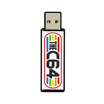 USB-накопитель для мини-игровой консоли C64 в стиле ретро, подключи и играй USB-накопитель, U-диск, игровой диск с 5370 играми
