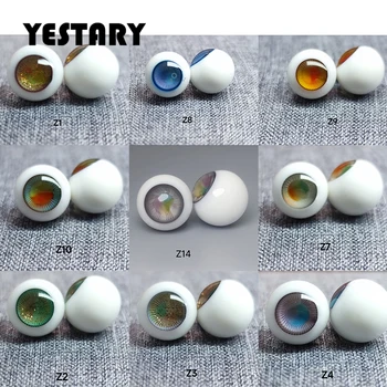 YESTARY Obitsu11 Глаза Для Игрушек 1/8 Аксессуары Для Кукол BJD Сверкающие Цветные Стеклянные Глаза Для Кукол Ремесла 10 ММ 3D Подвижные Глазные Яблоки
