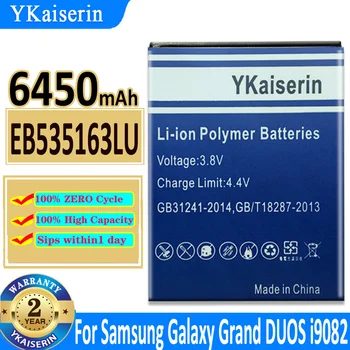 YKaiserin Bateria I9082 Для Samsung Galaxy Grand DUOS I9080 I9168 I9060 I879 I9118 Neo + EB535163LU аккумулятор емкостью 6450 мАч
