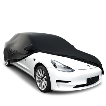 Автомобильный Чехол для Tesla Модель Y Солнцезащитный Козырек Изолированный Высокоэластичный Защитный Эластичный Эластичный Хлопок Плотный Анти-грязь Модель Y 2021-2024