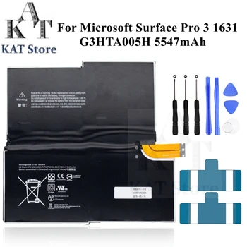 Аккумулятор для планшета G3HTA005H емкостью 5547 мАч для Microsoft Surface Pro 3 1631 Batteria для замены запасных частей