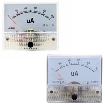 Аналоговый измеритель тока Y1UD AMP, панельный амперметр, прямоугольный измеритель тока, установленный на панели