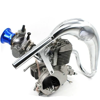 Бензиновый двигатель мопеда с клапаном DIO Reed и карбюратором OKO 80cc 2-тактный двигатель с мотором для велосипеда bicimotor