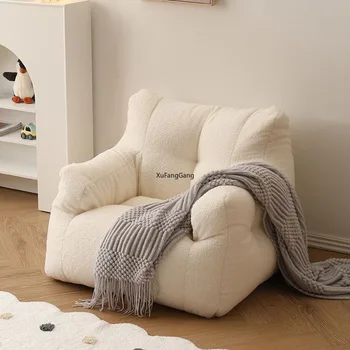 Большой одноместный диван Lazy Одноместный Эргономичный Мягкий Удобный диван-мешок Одноместный Канапе Мебель для спальни
