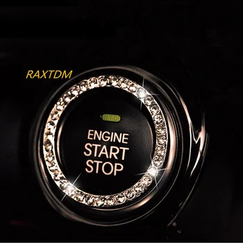 Брелок для Ключей Зажигания Crystal Car Engine Start Stop для Nissan j11 j10 Juke X-trail T32 Qashqai tiida Sunny March Murano
