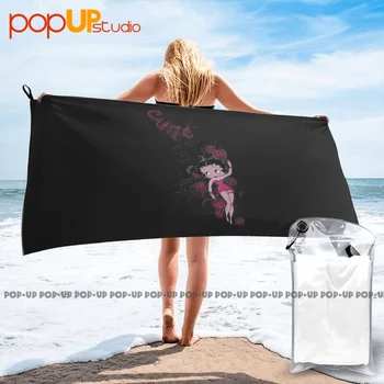 Быстросохнущее полотенце Boop Cutie Surf для спортзала, абсорбент для ванной комнаты