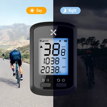 Велокомпьютер G Plus Беспроводной GPS MTB Спидометр Водонепроницаемый Дорожный велосипед ANT + С аксессуарами для отслеживания частоты вращения педалей