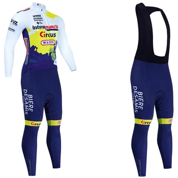 Велосипедная майка ITALIA TEAM 2024, куртка-майо Circus Bike, комплект брюк Ropa Ciclismo MTB, термо-флисовая велосипедная одежда