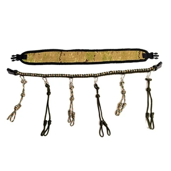 Военный ремешок для охотничьего звонка B36F, ремешок для утиного звонка, ручной плетеный ремешок для игрового звонка с регулируемой петлей и пряжками