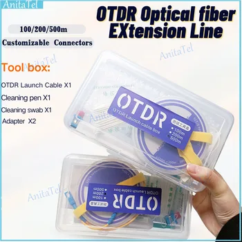 Волоконно-оптический пусковой кабель 100/500 м Однорежимный SC/FC/LC Оптический тестовый удлинитель OTDR Устранение мертвой зоны Высокого качества