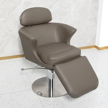 Вращающееся Маникюрное Парикмахерское кресло Салон Педикюра Парикмахерская Тату-кресло Для макияжа Ногтей Kapperstoel Мебель для парикмахерских HDQAZ