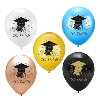 Выпускные шары из высококачественных прочных круглых латексных материалов, воздушные шары универсального назначения для украшения домашнего класса. аксессуары