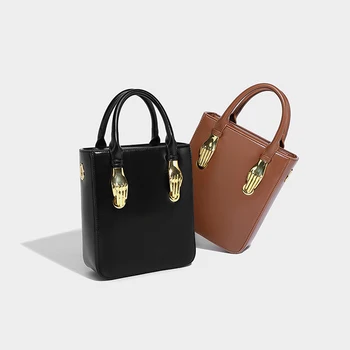 Высококачественные женские сумки, дизайнерский бренд, женская роскошная сумка-тоут, модная сумочка через плечо, черная Золотая коробка, сумка