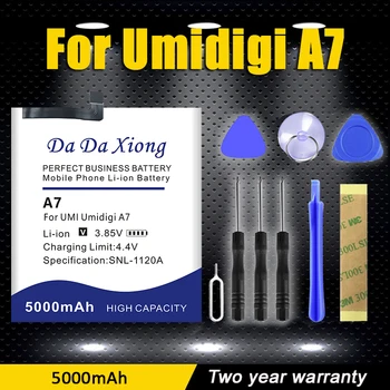 Высококачественный аккумулятор Umidigi A7 емкостью 5000 мАч для Umidigi A7 Bateria + Набор инструментов