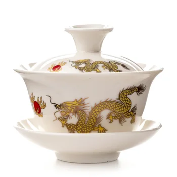 Высококачественный Чайный Сервиз Gai Wan Cover Bowl Чайные Чашки Из Китайского Фарфора Gaiwan Teapot Shen Puer Цзиндэчжэнь Gaiwan Jingde Town Cup Для