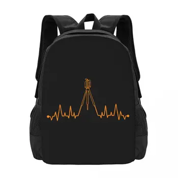 Геодезист Крутой Геодезический штатив Heartbeat Collaboration Backpack Большой емкости Милые Складные рюкзаки для одежды