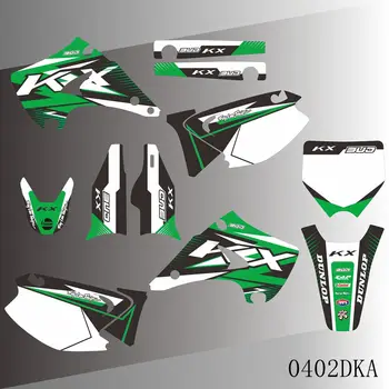 Графические наклейки Фон для наклеек Kawasaki KX125 KX250 KX 125 250 2003 2004 2005 2006 2007 2008 2009 2010 2011 2012 2013