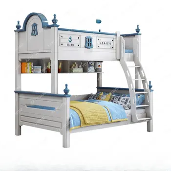 Двухъярусная кровать, Двухъярусная кровать, детская кровать для мальчиков и девочек, многофункциональная комбинированная кровать, регулируемая по высоте, кровать для малышей, двуспальная кровать