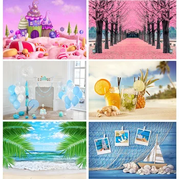 Декорации для фотосъемки из художественной ткани SHUOZHIKE, реквизит, Цветочная доска, пейзаж, фон для детской фотостудии на день рождения ZHDT-09