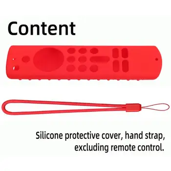 Для Amazon Fire TV Stick 4K TV Stick Силиконовый чехол для пульта дистанционного управления, защитный чехол для кожи, силиконовый чехол для защиты пульта дистанционного управления