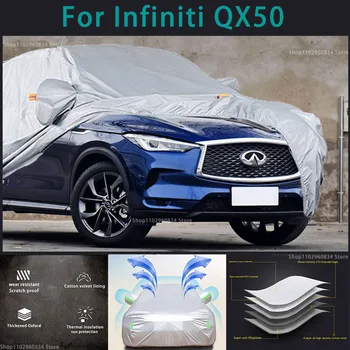 Для Infiniti QX50 210T Водонепроницаемые автомобильные чехлы с защитой от солнца и ультрафиолета, пыли, дождя, снега, Защитный чехол для авто