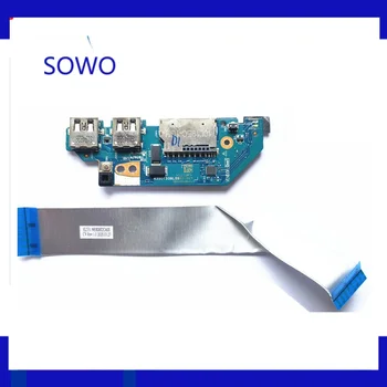 Для Lenovo IdeaPad S340-15IWL 15API USB Card Reader Кнопка Включения Платы Кабель 5C50S24908 LS-H102P