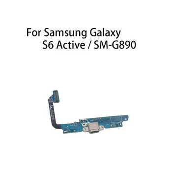 Для Samsung Galaxy S6 Active SM-G890, USB-порт для зарядки, док-станция, разъем для зарядного устройства, соединительная плата, гибкий кабель
