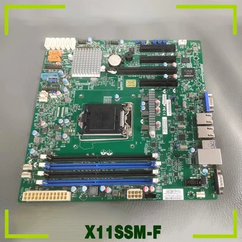 Для серверной материнской платы Supermicro E3-1200 v6/v5 7-го/6-го поколения. Core i3 серии 8 SATA3 (6 Гбит/с) IPMI 2.0 LGA1151 X11SSM-F