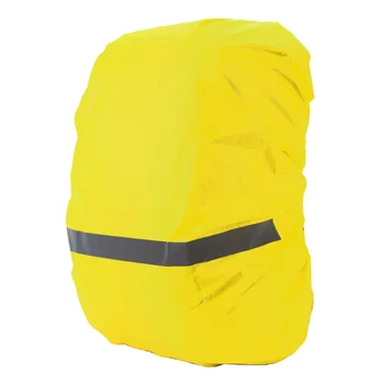 Желтый рюкзак Защитный чехол Устойчивый к царапинам пыли Светоотражающая полоса Спортивный рюкзак Водонепроницаемый чехол Чехол для студенческого рюкзака