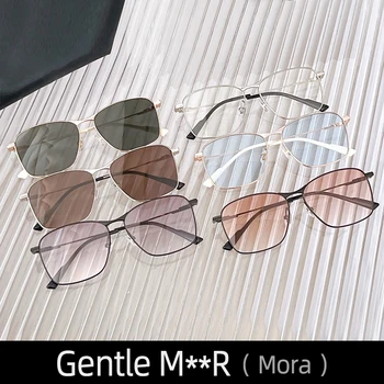 Женские солнцезащитные очки Mora GENTLE Для мужчин, Винтажные, роскошные, брендовые, дизайнерские, летние, Uv400, модные, Monst Корейские