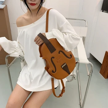 Женский рюкзак из искусственной кожи в форме скрипки, кошелек, модная сумочка, рюкзак для путешествий, школьный рюкзак для колледжа, сумки для женщин, сумки для женщин